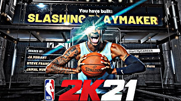 NBA 2K21 MOST UNDERRATED SLASHING PLAYMAKER BUILD INSANE!!!