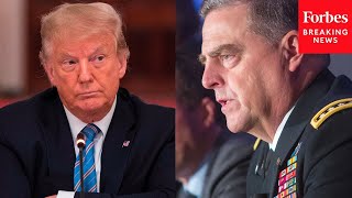 Gen. Mark Milley Asked Point Blank If Former President Trump Attempted Coup On Jan 6