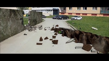 Ground and wall explosion VFX test