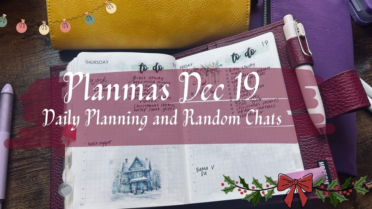 ПЛАНИРОВАНИЕ НА 19-Й ДЕНЬ | Разбираю свои ежедневники и веду непринужденную беседу