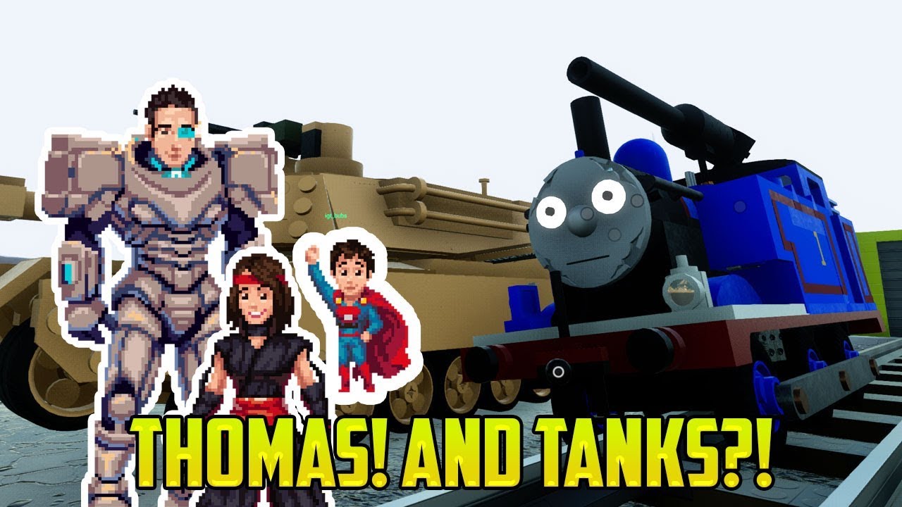 Thomas And Friends With Tanks Cars For Kids Youtube - izzys game time roblox thomas