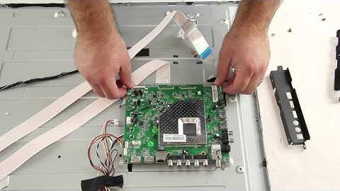 Vizio E470i-A0 LED TV Main Board Replacement Instructional Video