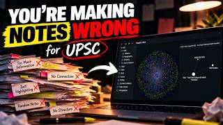 The 𝐁𝐞𝐬𝐭 Way to Make Notes for UPSC | Stop Wasting Time on Wrong Notes