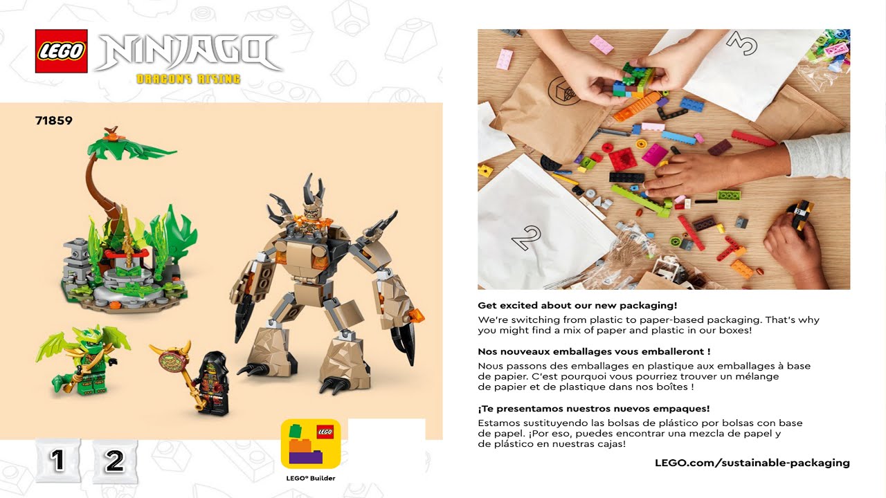 Ninjago - The Dragon of Life - Dragons Rising Season 4 LEGO instructions
