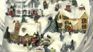 Thomas Kinkade Snowman, Thomas Kinkade Snow Globe, Crystal Snowman