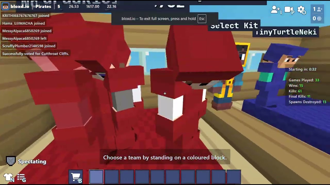 bloxd pirates ghost gameplay