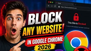 How To Block Websites in Google Chrome (2026) | Easy Method for PC & Mobile | DT CREATIVELK