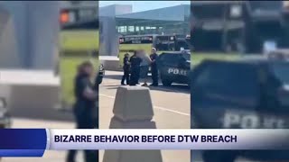 Neighbors describe erratic behavior before man crashed into DTW terminal