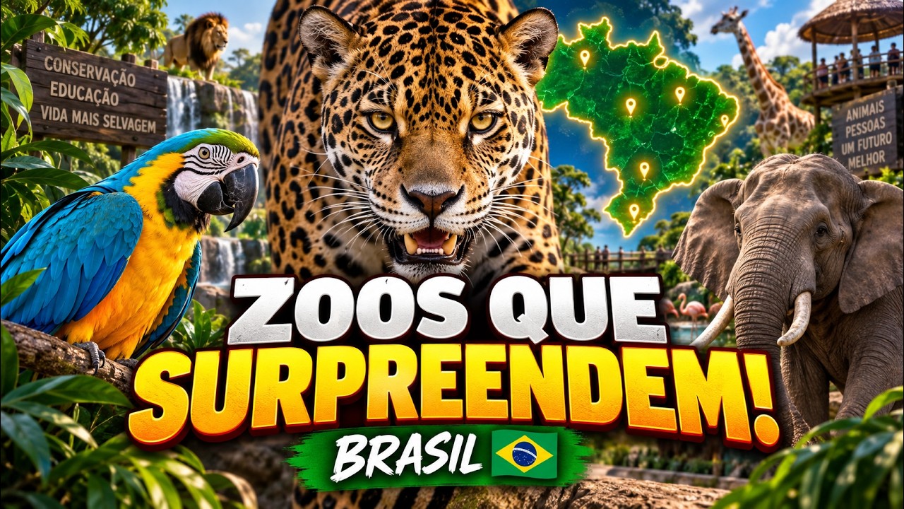 ? 8 Zoológicos Incríveis do Brasil Que Você Precisa Conhecer! ??