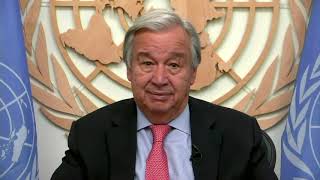 UN secretary general calls for safe reopening of tourism