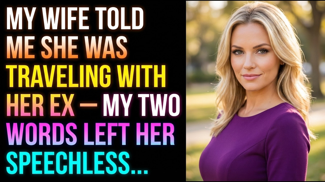My Wife Said She Was Traveling With Her Ex — My 2 Words Changed Everything