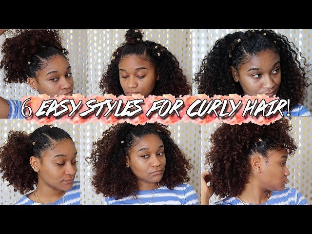 Watch A Fast, Easy Hairstyle Idea for Curly Hair (It's an Instant  Day-to-Evening Look) | Hey, Hair Genius | Glamour