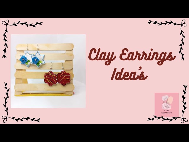 DIY Earrings Ideas | 2 style of earrings in one video. SAHA CREATIONS. #DIY #art #fashion #style