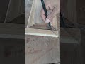 how to measure the angle of wood #woodworking #carpenter #diy