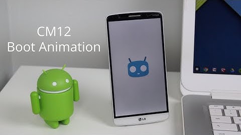 This Is The New CM12 Boot Animation
