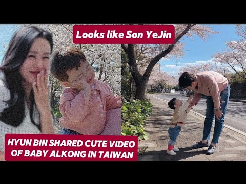 HYUN BIN SHARED video of baby ALKONG during his interview in TAIWAN!