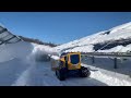 Flailbot remote control snow blower attachment