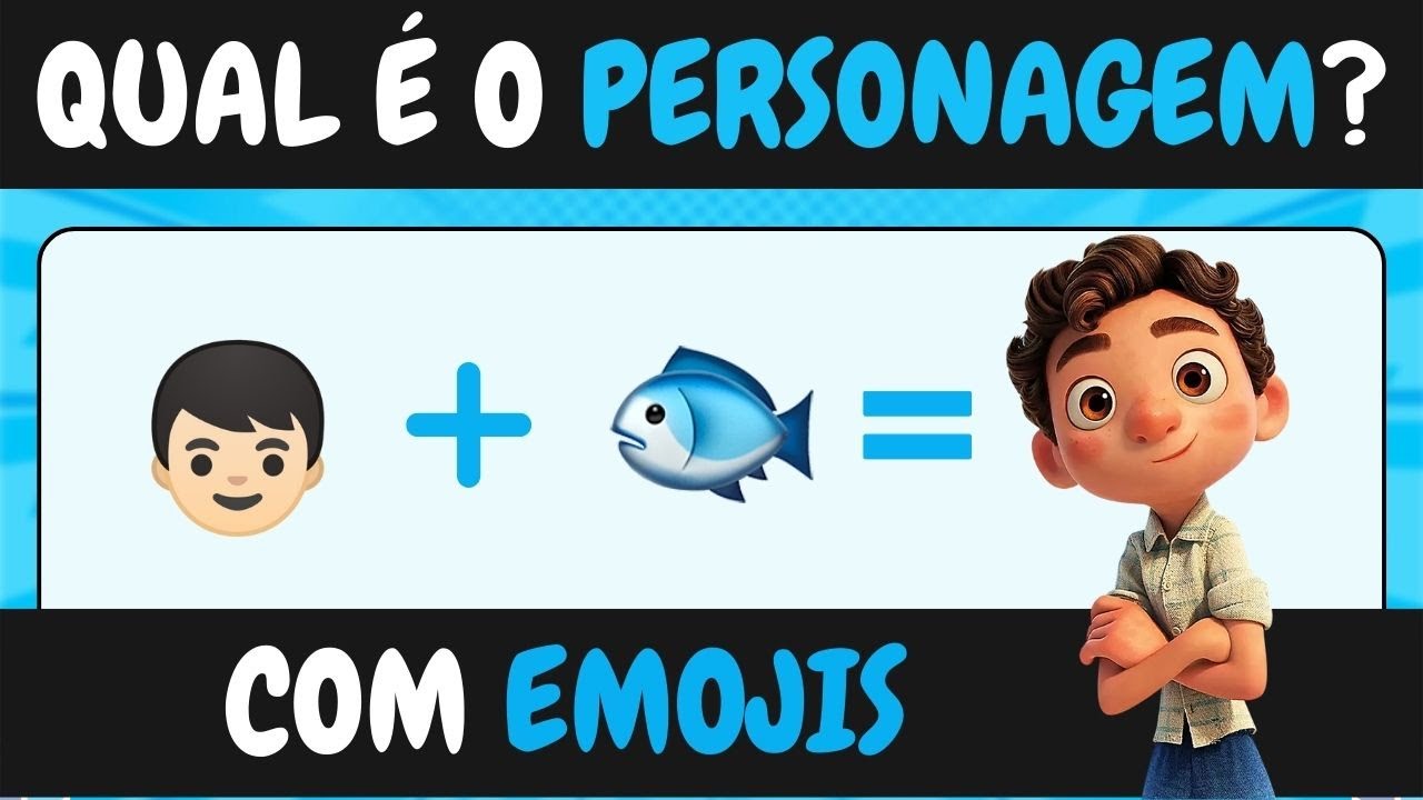 QUIZ - DESCUBRA O PERSONAGEM PELOS EMOJIS #1 | DESCUBRA O PERSONAGEM PELA SOMBRA | CANAL SÓ QUIZ