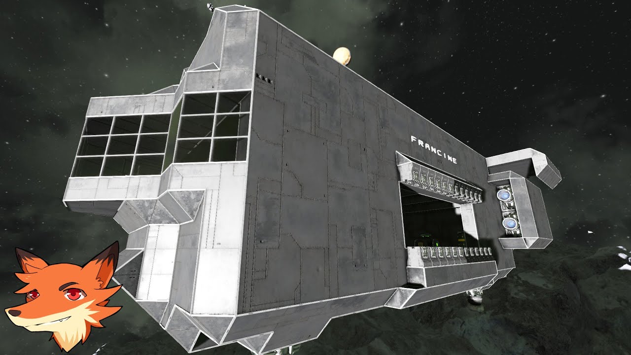 Space Engineers - Survie #22 [FR] La construction du vaisseau mère! Un ...