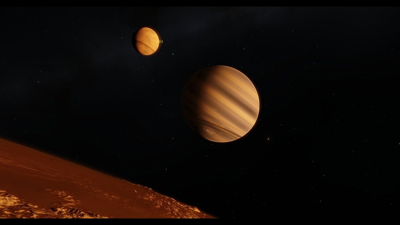 Space Engine Short Clip #1- Planets Spinning - YouTube