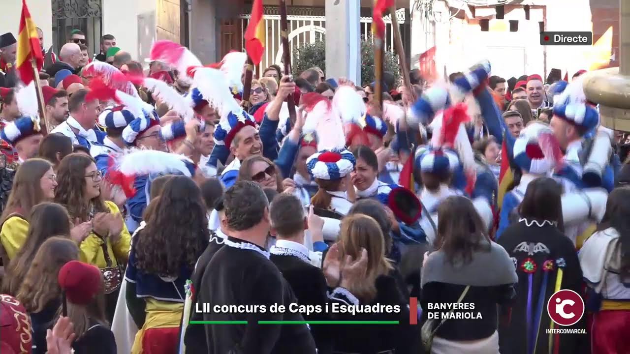 DIRECTE: #BANYERESDEMARIOLA: LII concurs de Caps i Esquadres