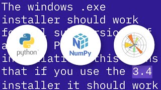 numpy python 3.4.1 : Python 3.4 not found in registry Python Numpy Not Found