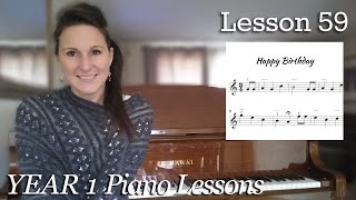 How to Play Happy Birthday Free Beginner Piano Lesson #59 - Which Chords do I Play? |  [Year 1] 4-11