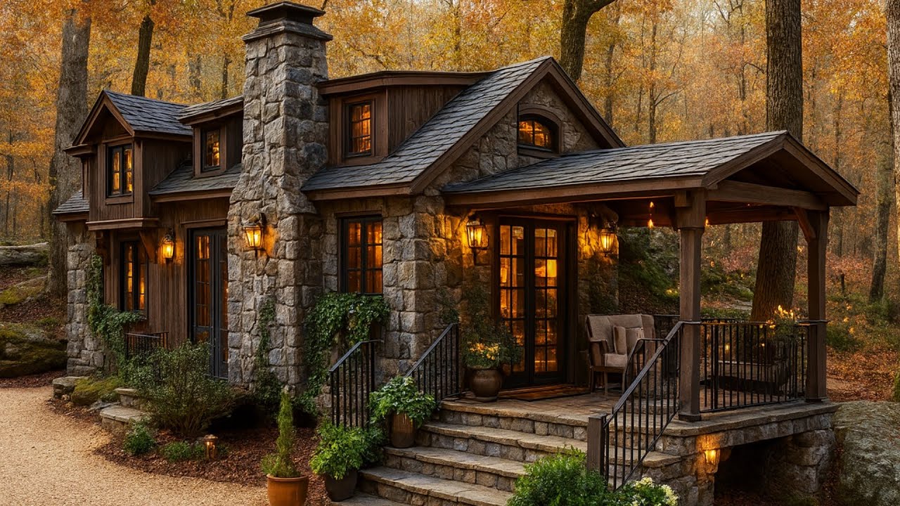 Why This 399 Sq Ft Cabin Feels Like The Most Rustic Beautiful