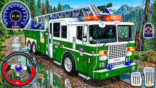 Real Fire Truck Driving 3D 2026 - New Fire Fighting Simulator - Android Gameplay screenshot 5
