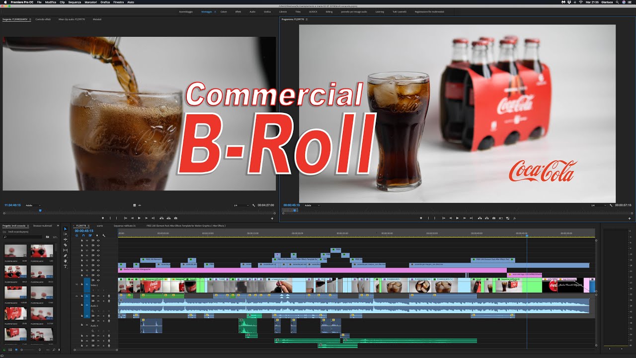 B Roll video , coca cola commercial. 