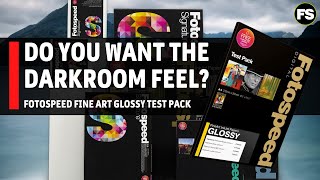 What is in the Fotospeed Fine Art Glossy Test Pack  - Paper for Fine Art & Photography