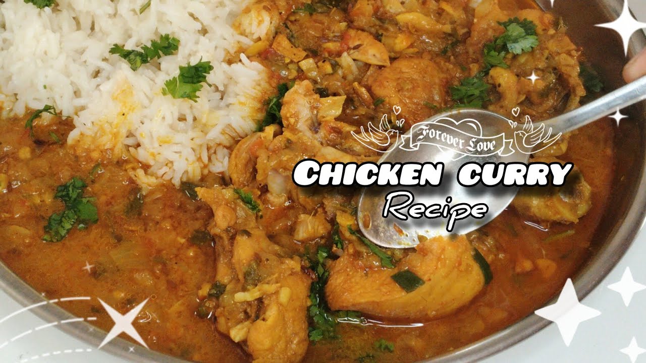 Spicy Chicken Curry Recipe 😋| Perfect Gym Protein Food 💪🍗