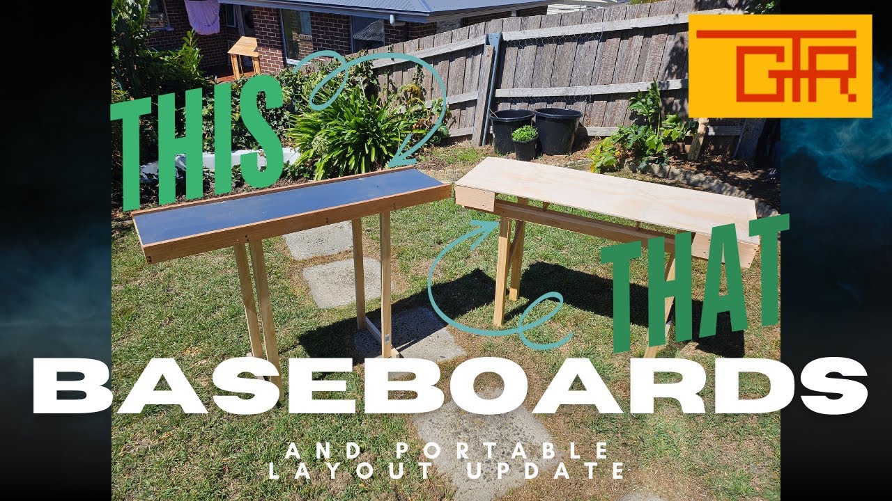 Baseboard Construction and Portable Layout Update - Train Room in a ...