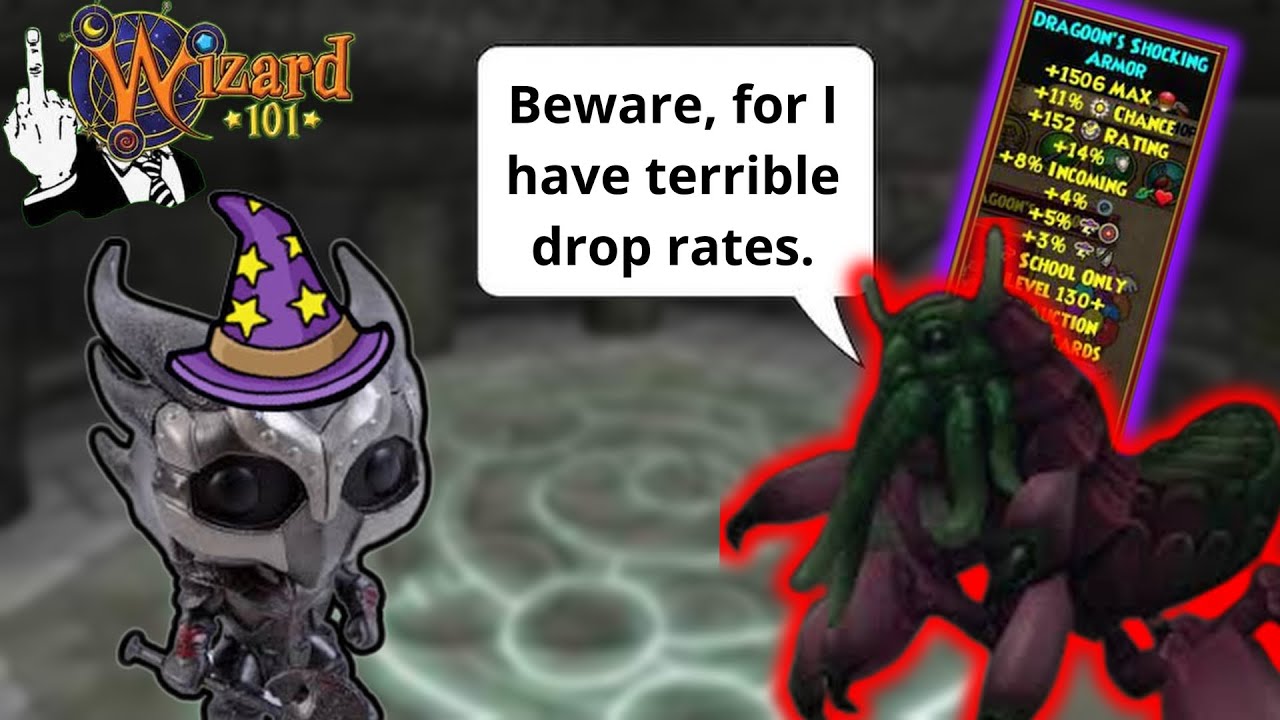 Fellspawn farming run WITH DROP in Wizard101!