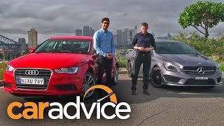 Audi A3 sedan v Mercedes-Benz CLA-Class Comparison