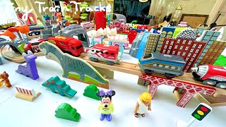 🛤️ Giant BRIO Train Track Construction | Relaxing Railway Journey
