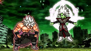 Broly DBS (Inseph) New VS Zamasu Fused (Inseph) in Jump Force Mugen