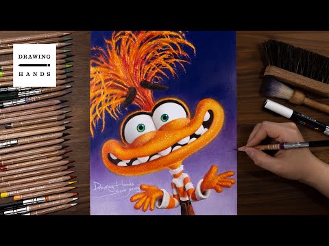 Drawing Inside out 2  - Anxiety [Drawing Hands]