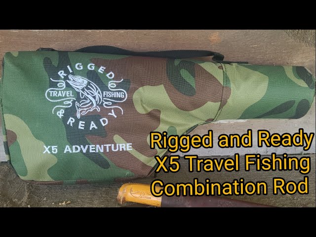 Rigged and Ready X5 Travel Combination Travel Fishing Rod 