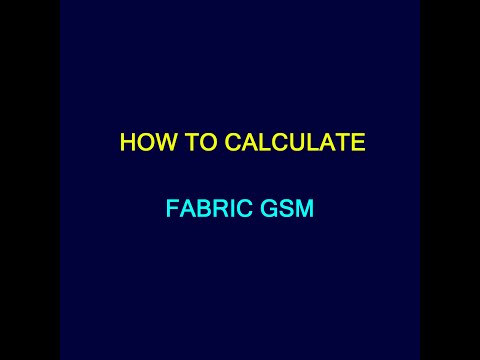 Video: How To Calculate Fabric