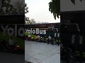 yolo bus luxury bus standing at signal in bangalore city#like#share#subscribe #viral