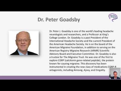 2020 - Headache & Migraine - Latest Research And Findings From Around The World - Dr. Peter Goadsby