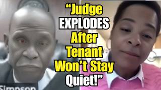 “Section 8 Tenant Interrupts the Judge NONSTOP… After 20 Years, He Finally SNAPS!” ⚖️🔥