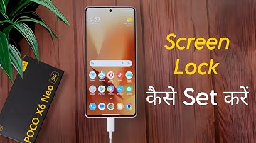 How to Set Pattern Lock in Poco X6 Neo, me Screen Lock Kaise Lagaye