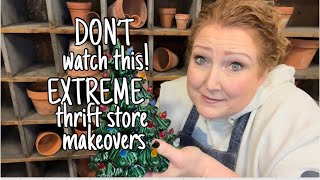 DON'T WATCH THIS! NOT YOUR EVERYDAY THRIFT STORE HOME DECOR MAKEOVERS