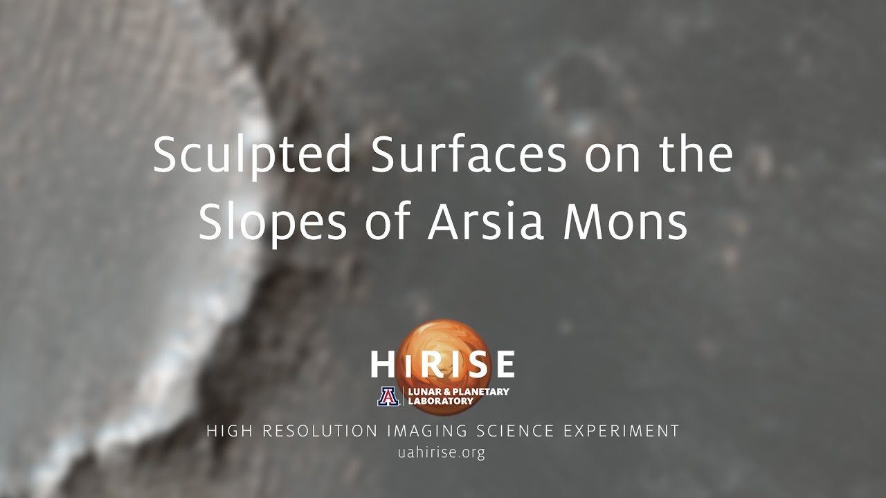 HiRISE (NASA): Sculpted Surfaces on the Slopes of Arsia Mons