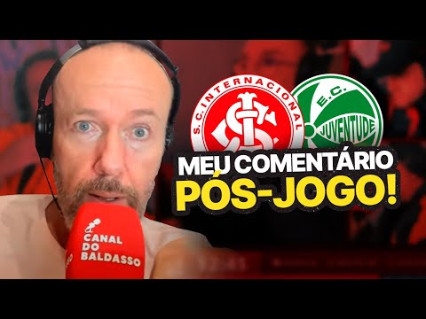 "MANDA EMBORA O ROBERT RENAN!" | O COMENTÁRIO DE FABIANO BALDASSO APÓS INTER X JUVENTUDE