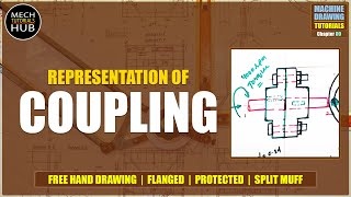 COUPLINGS | MACHINE DRAWING TUTORIALS | Chapter 09