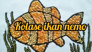 CARA MEMBUAT KOLASE IKAN DENGAN BIJI BIJIAN CARA MEMBUAT KOLASE IKAN DENGAN BIJI BIJIAN