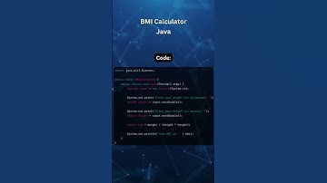 How to Create a BMI Calculator in Java #coding #gaming #code #coder #java #tutorial #developer